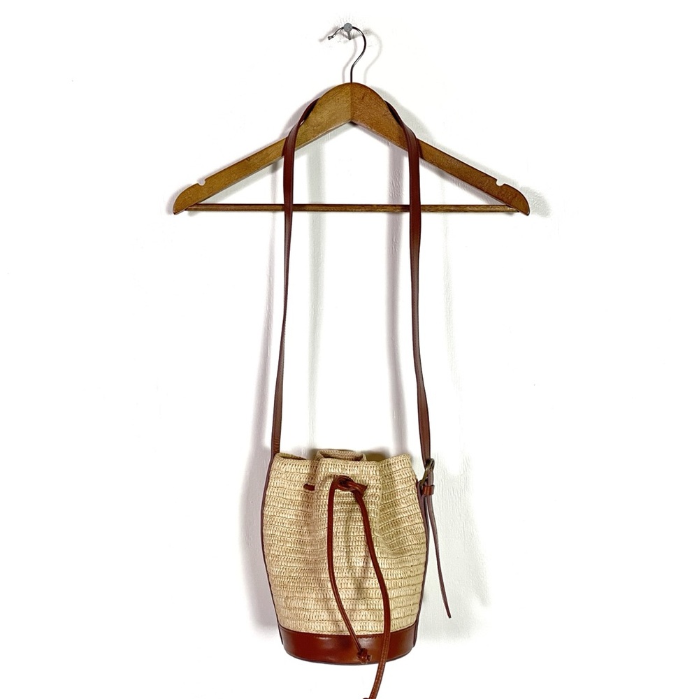 Sezane Mini Farrow Raphia Bag - Picture 4 of 9
